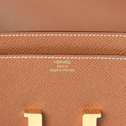 Hermes Epsom Constance Long Wallet Gold 6 of 8