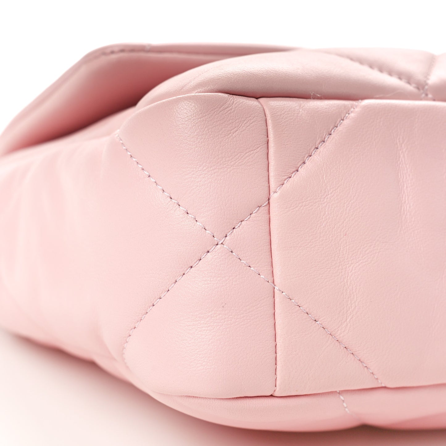 Lambskin Quilted Medium Chanel 19 Flap Light Pink