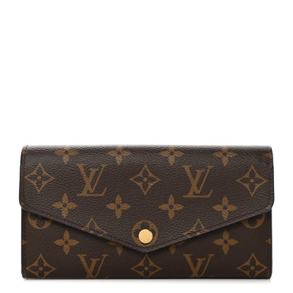 Louis Vuitton Monogram Sarah Wallet NM Rose Ballerine 1 of 8