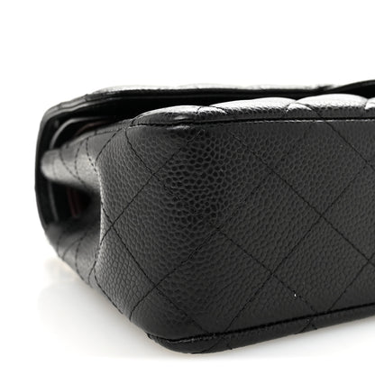 Chanel Caviar Quilted Medium Double Flap Black 9 of 10