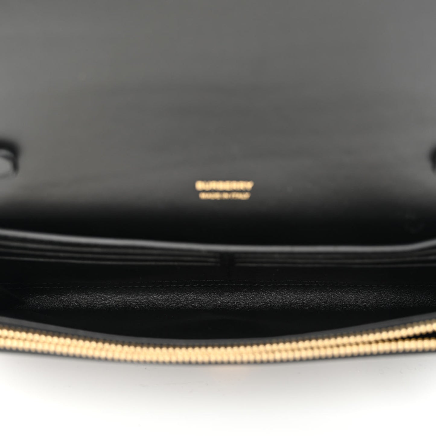 Calfskin Sequin Check Embellished TB Lola Chain Wallet Dark Birch