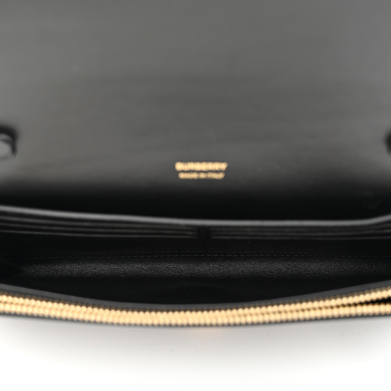 Burberry Calfskin Sequin Check Embellished TB Lola Chain Wallet Dark Birch 5 of 9