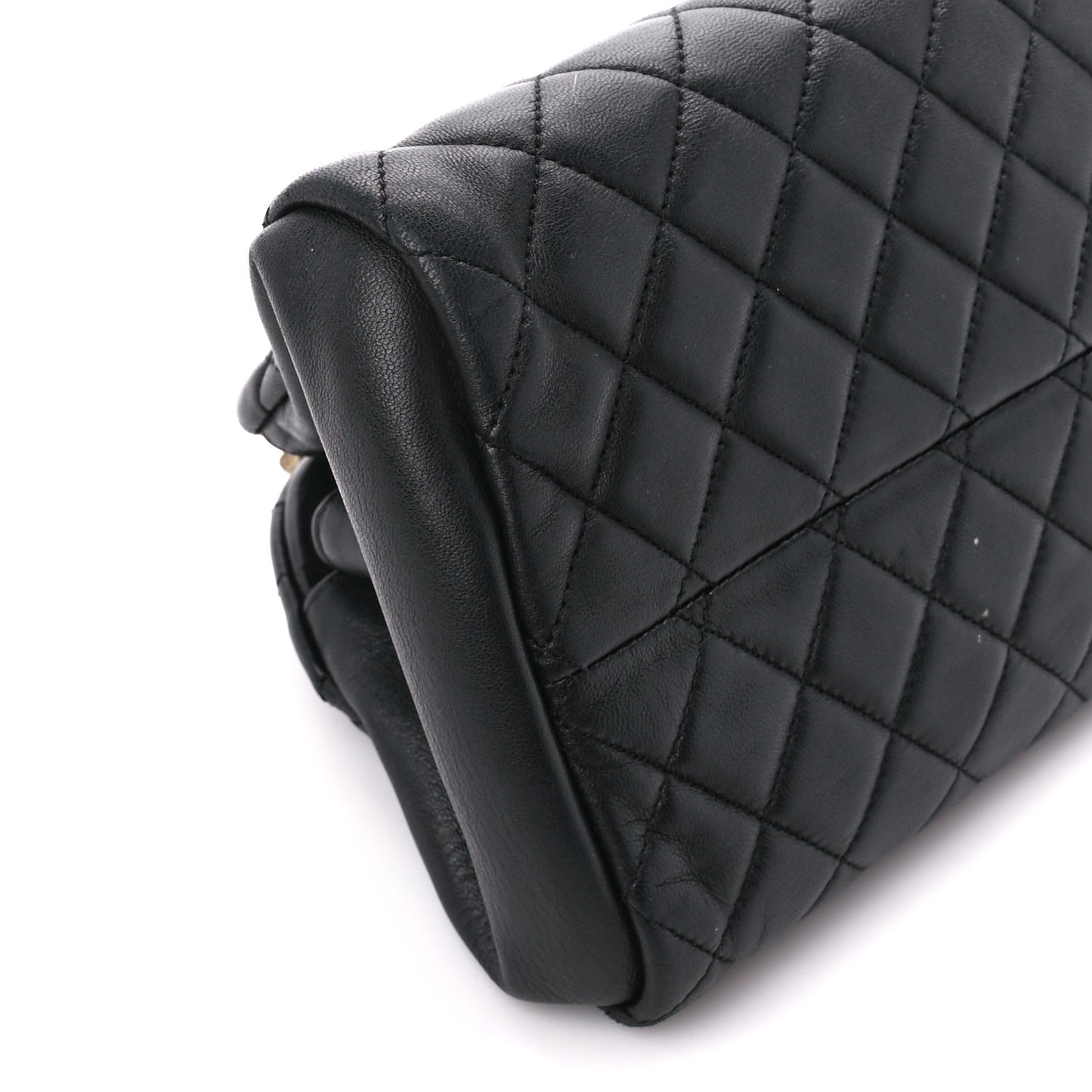 Lambskin Quilted Medium Just Mademoiselle Black