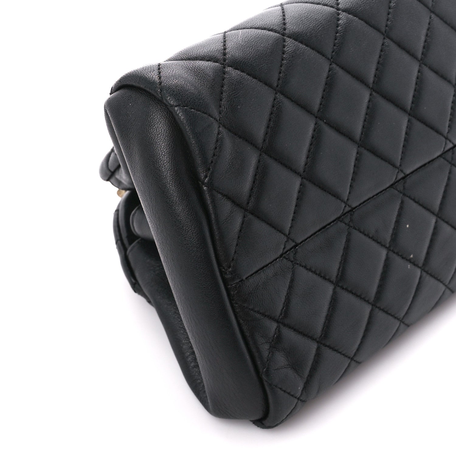 Chanel Lambskin Quilted Medium Just Mademoiselle Black 9 of 11