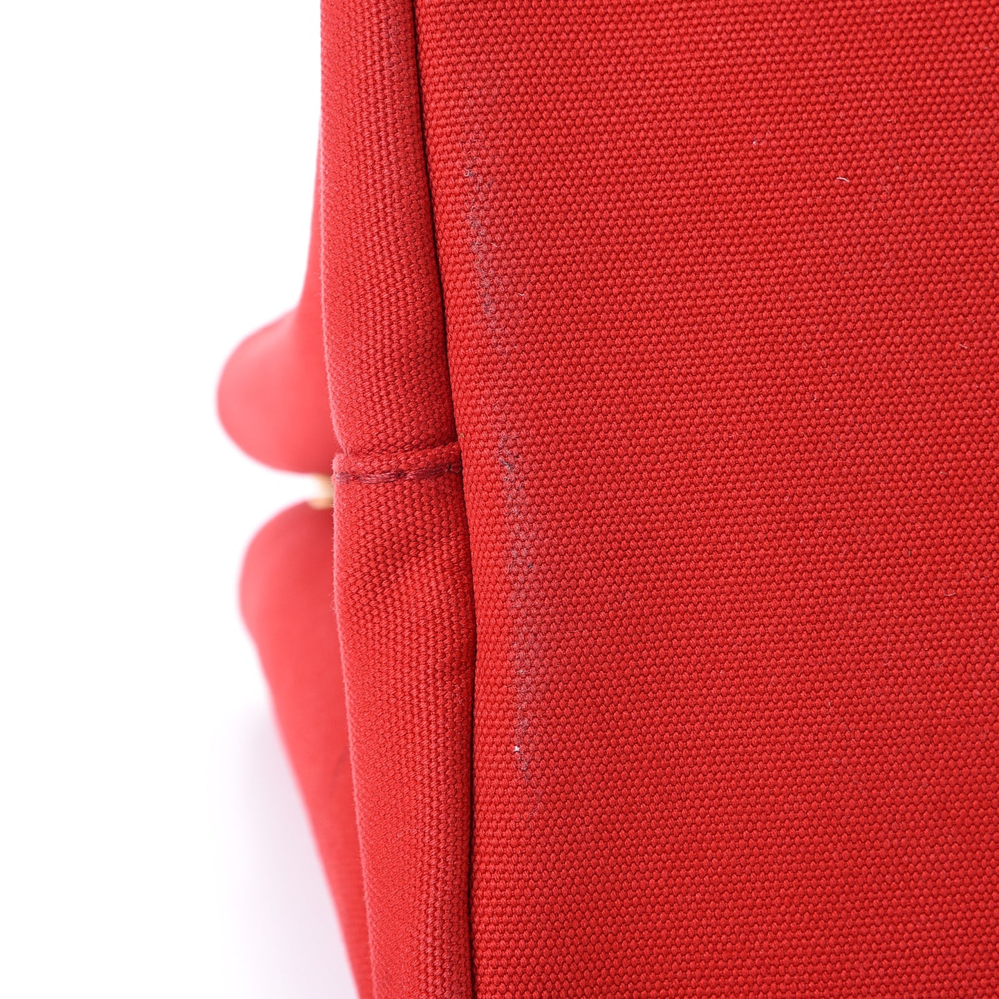 Canapa Logo Shopping Tote Rosso
