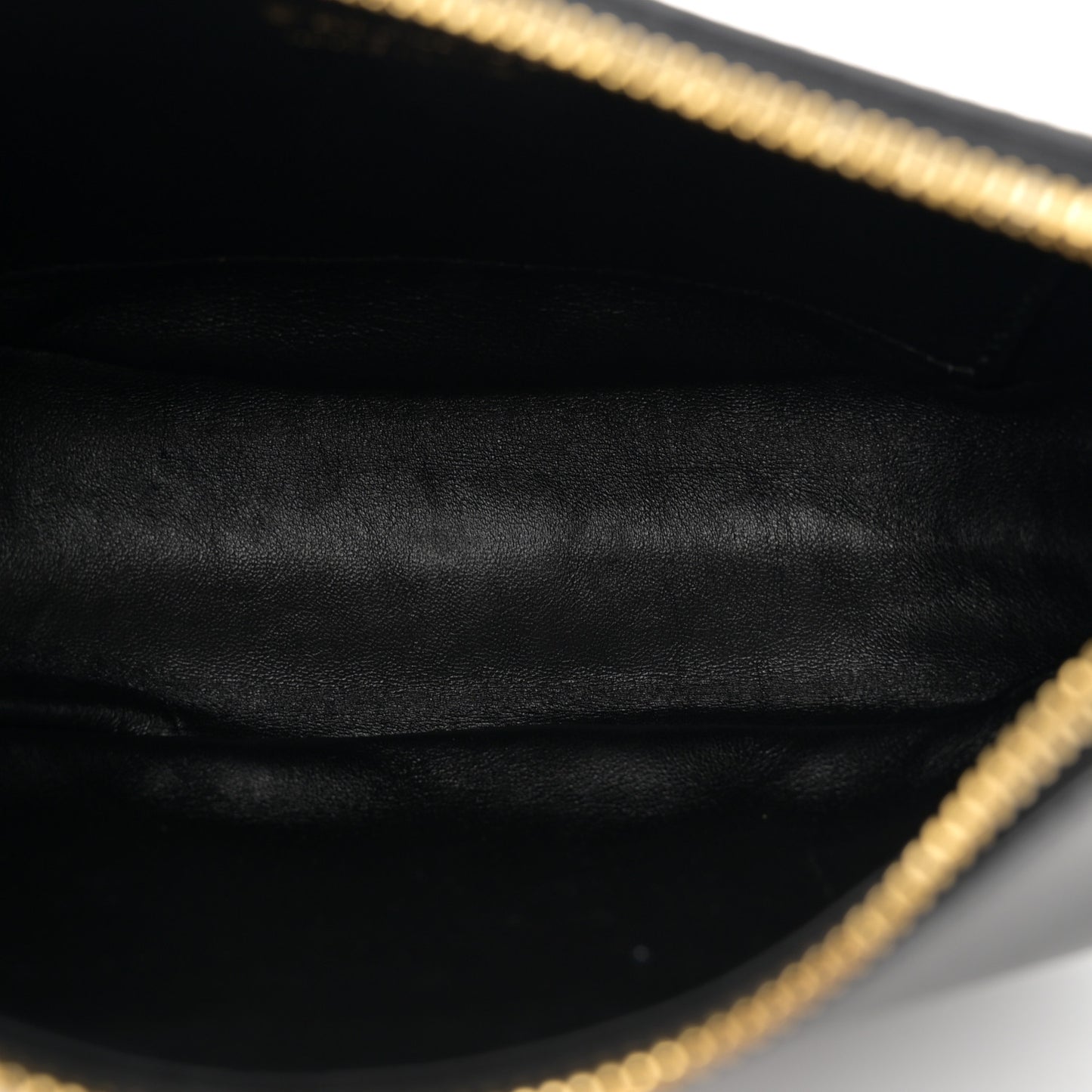 Soft Calfskin Arque Shoulder Bag Black