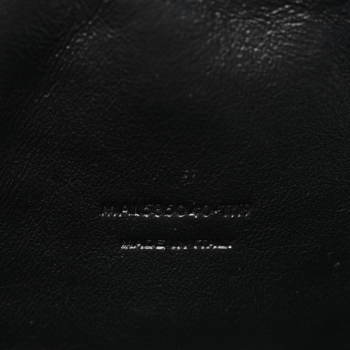 Grain De Poudre Matelasse Monogram Mini Lou Camera Bag Black