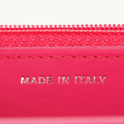 Chanel Patent Quilted Wallet On Chain WOC Fuchsia 7 of 8