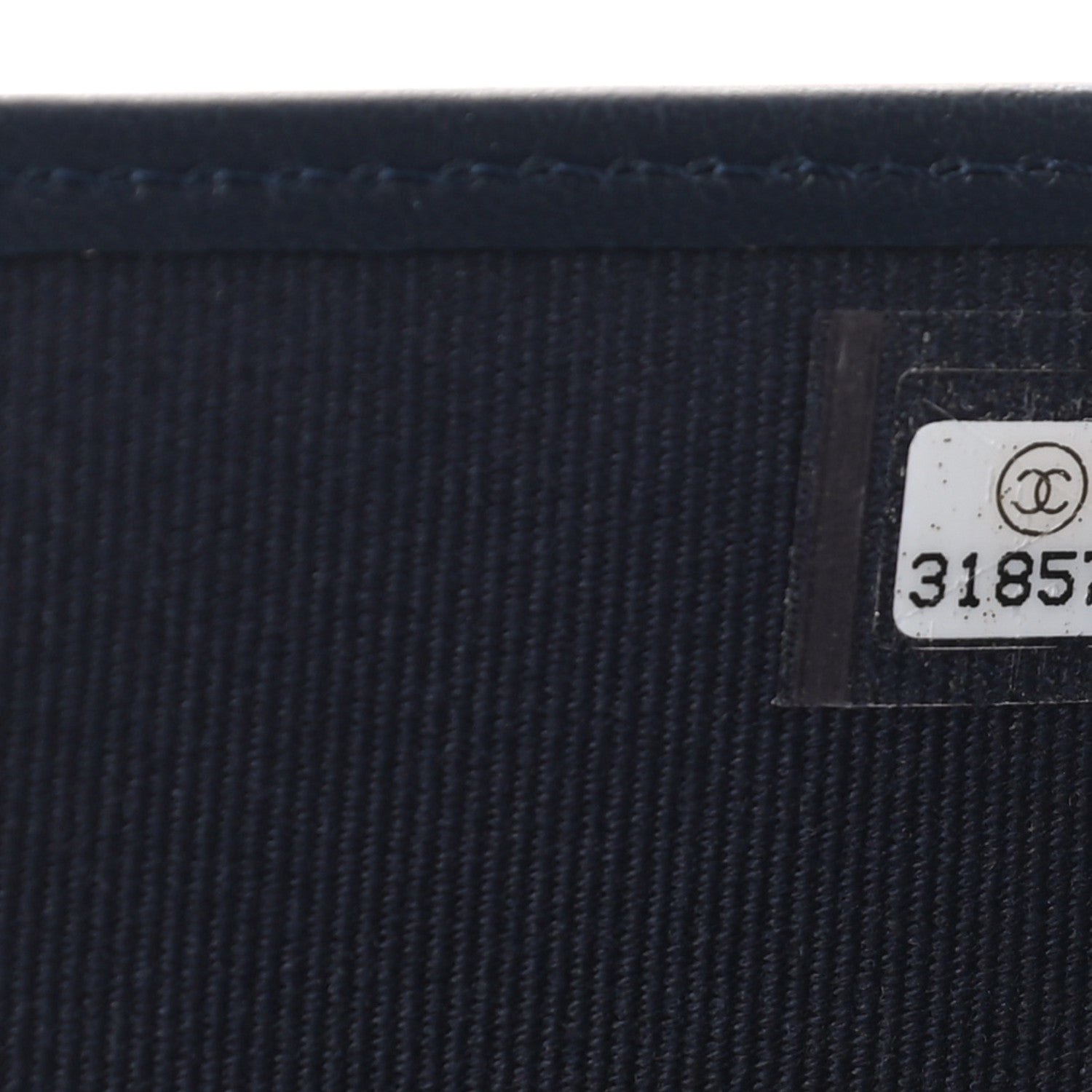 Chanel Caviar Quilted Passport Holder Navy Blue 7 of 7