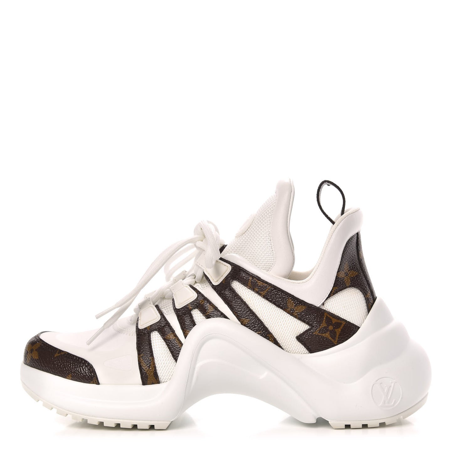 Patent Monogram LV Archlight Sneakers 38 White