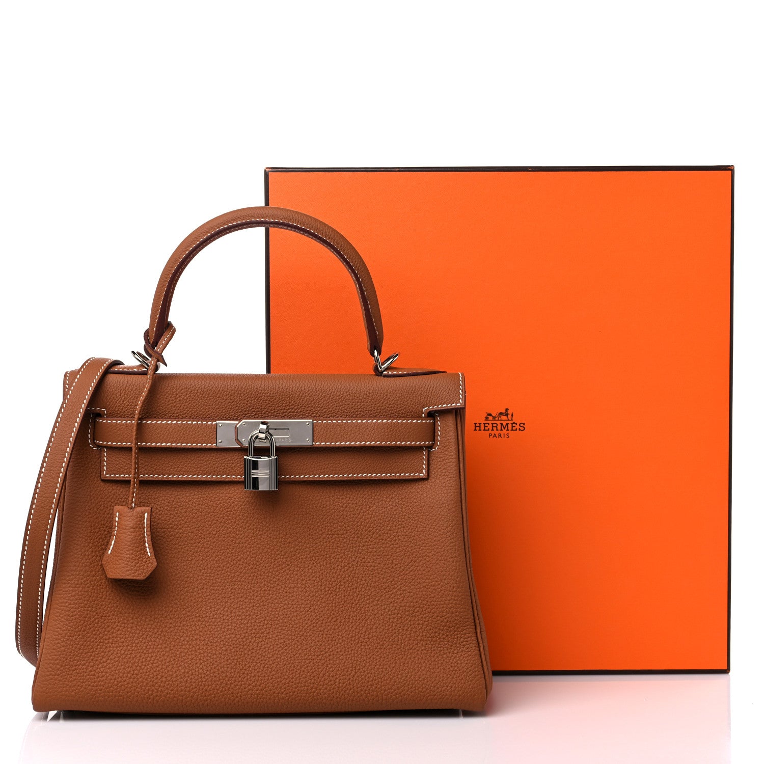 Hermes Togo Kelly Retourne 28 Gold 11 of 11
