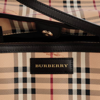 Burberry Haymarket Check Small Canterbury Tote Chocolate 6 of 9