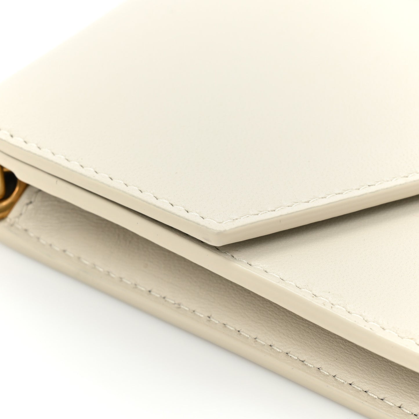 Nappa Monogram Cassandre Flap Pouch Crema Soft