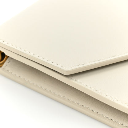 Saint Laurent Nappa Monogram Cassandre Flap Pouch Crema Soft 13 of 15