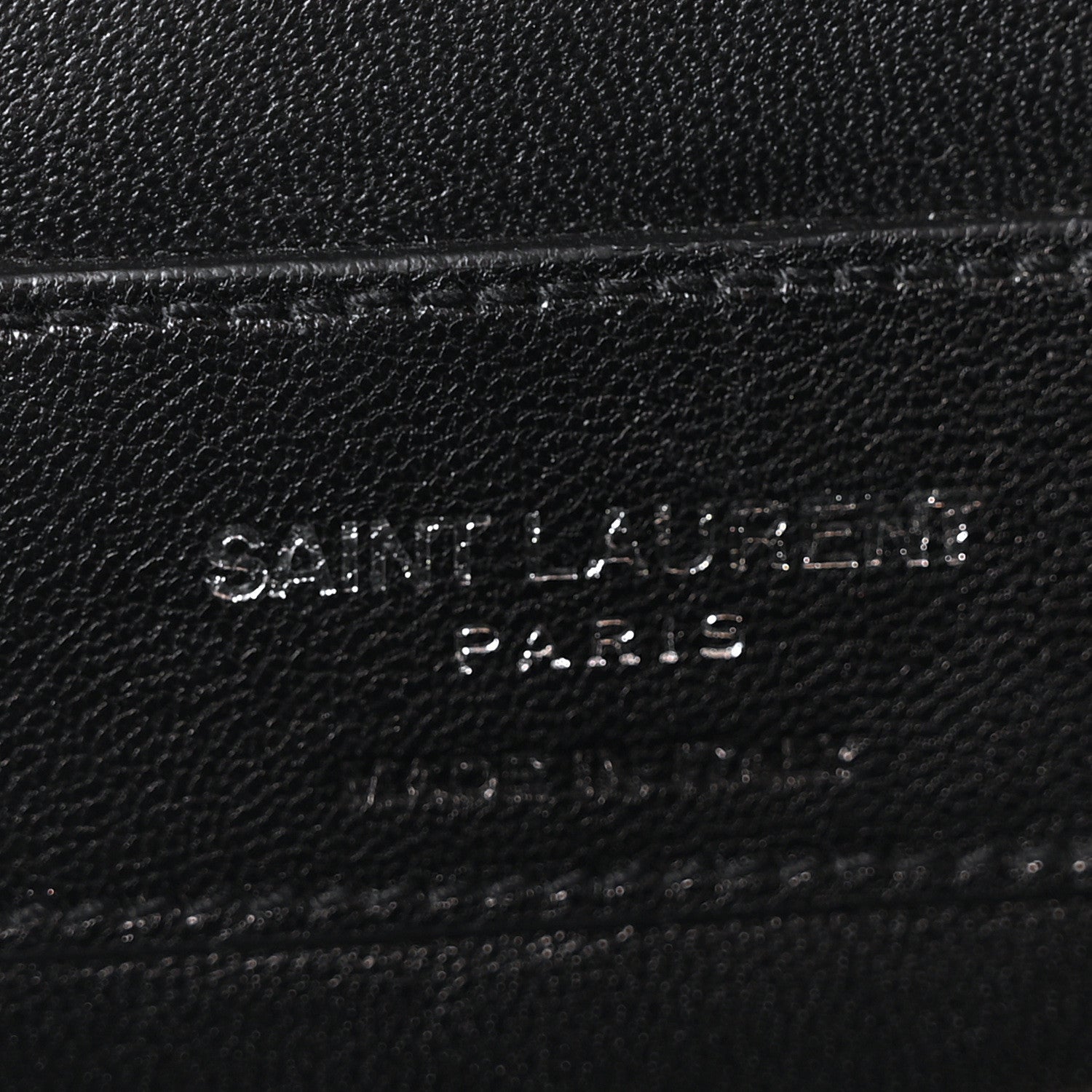 Saint Laurent Calfskin Crocodile Embossed Medium Classic Monogram Kate Tassel Satchel Fog 6 of 9