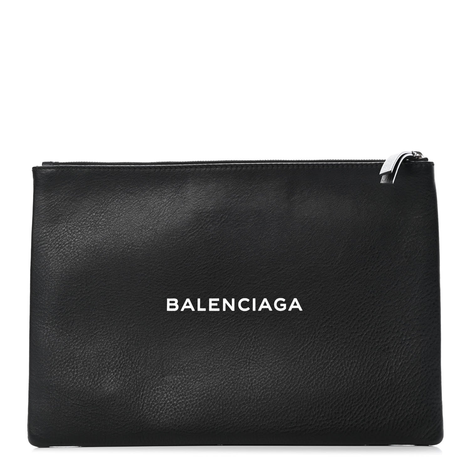 Balenciaga Calfskin Logo Everyday Second Bag Black White 1 of 5