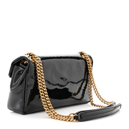 Saint Laurent Patent Calfskin Calypso Black 3 of 10