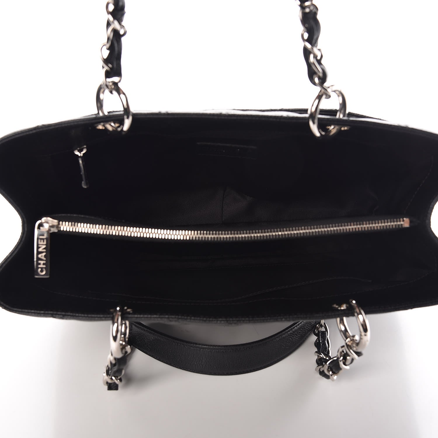 Chanel Caviar Quilted Grand Shopping Tote GST Black 5 of 12