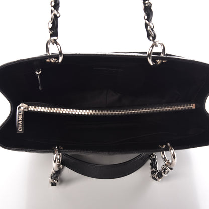 Chanel Caviar Quilted Grand Shopping Tote GST Black 5 of 12