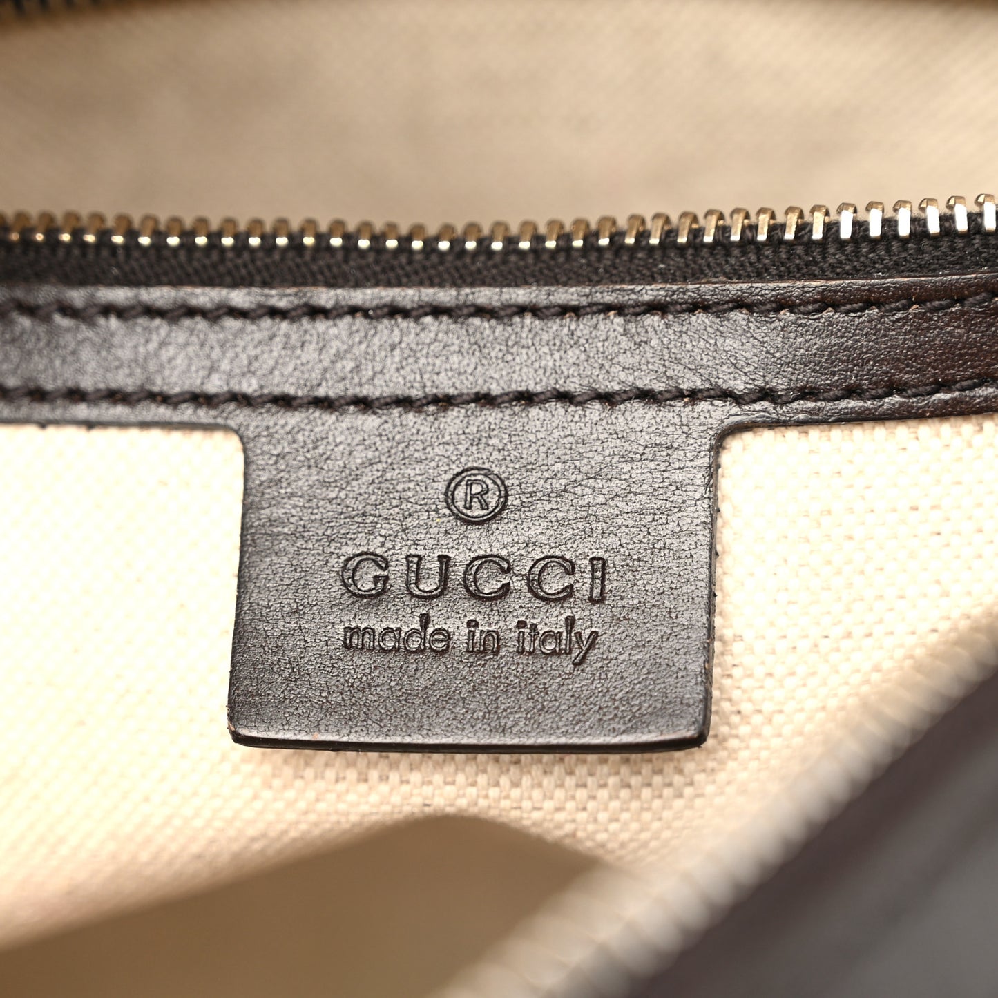 Monogram Vintage Web Small Boston Dark Brown