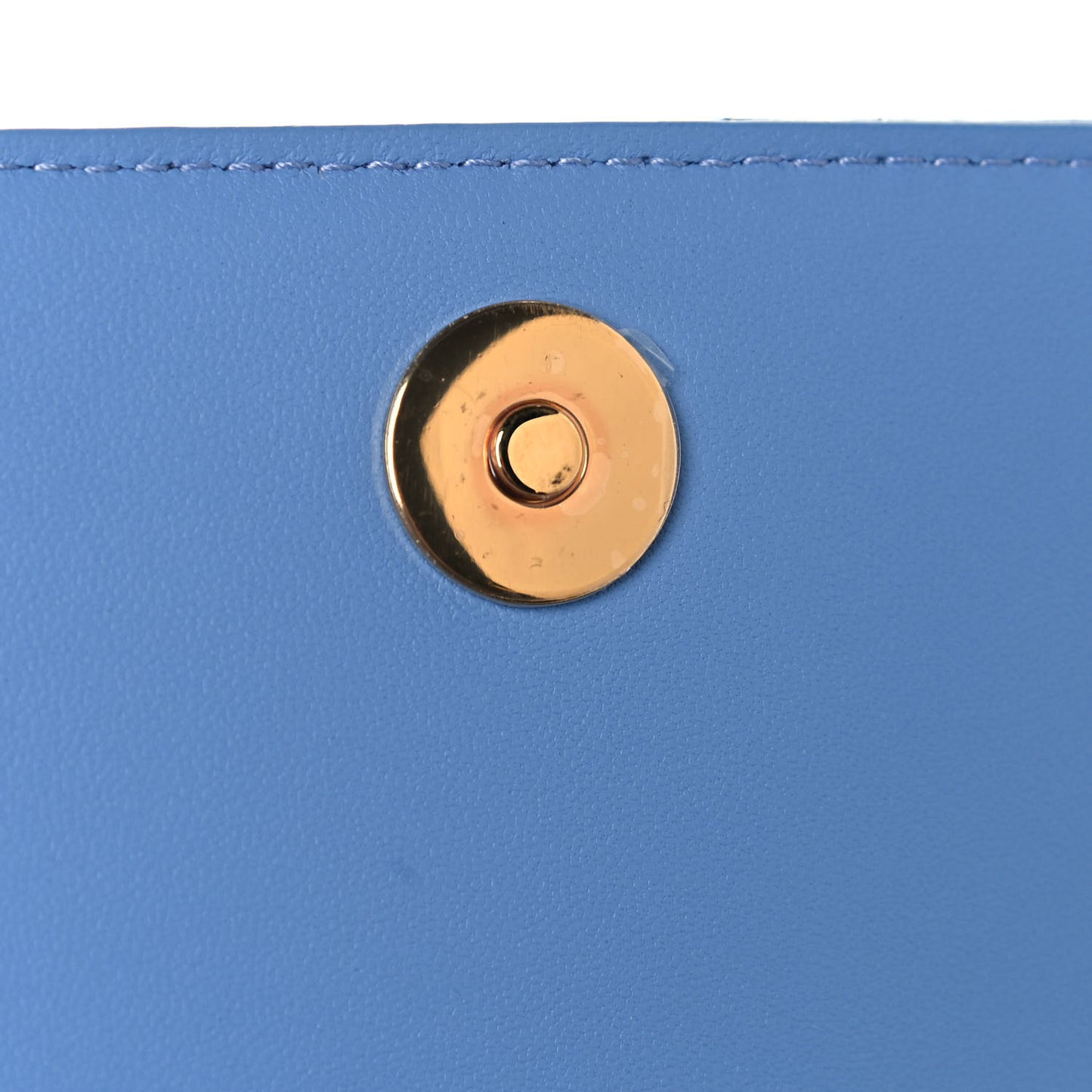 Supple Calfskin Caro Belt Bag Cloud Blue