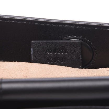 Gucci Nappa Bamboo Web Mini Nymphaea Top Handle Bag Black 6 of 9