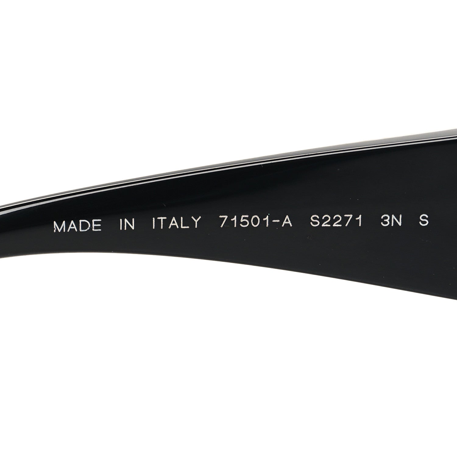 Chanel Acetate Pearl CC Square Sunglasses 71501-A Black 6 of 6