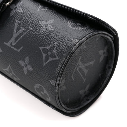 Louis Vuitton Monogram Eclipse 3 Watch Travel Case 10 of 10