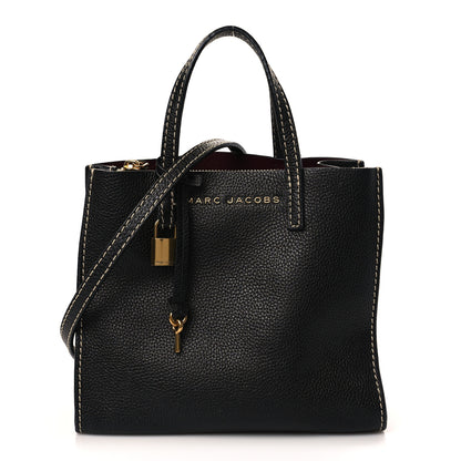 Marc Jacobs Calfskin Mini Grind Tote Bag Black 1 of 8