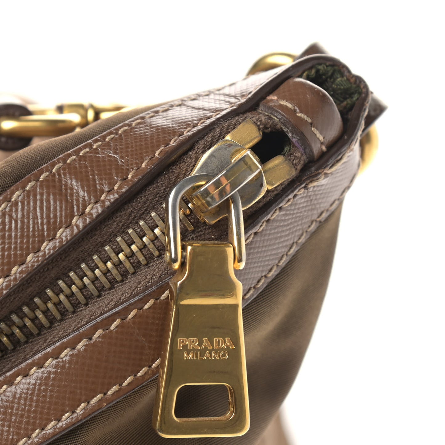 Tessuto Nylon Saffiano Jacquard Logo Tote Rovere