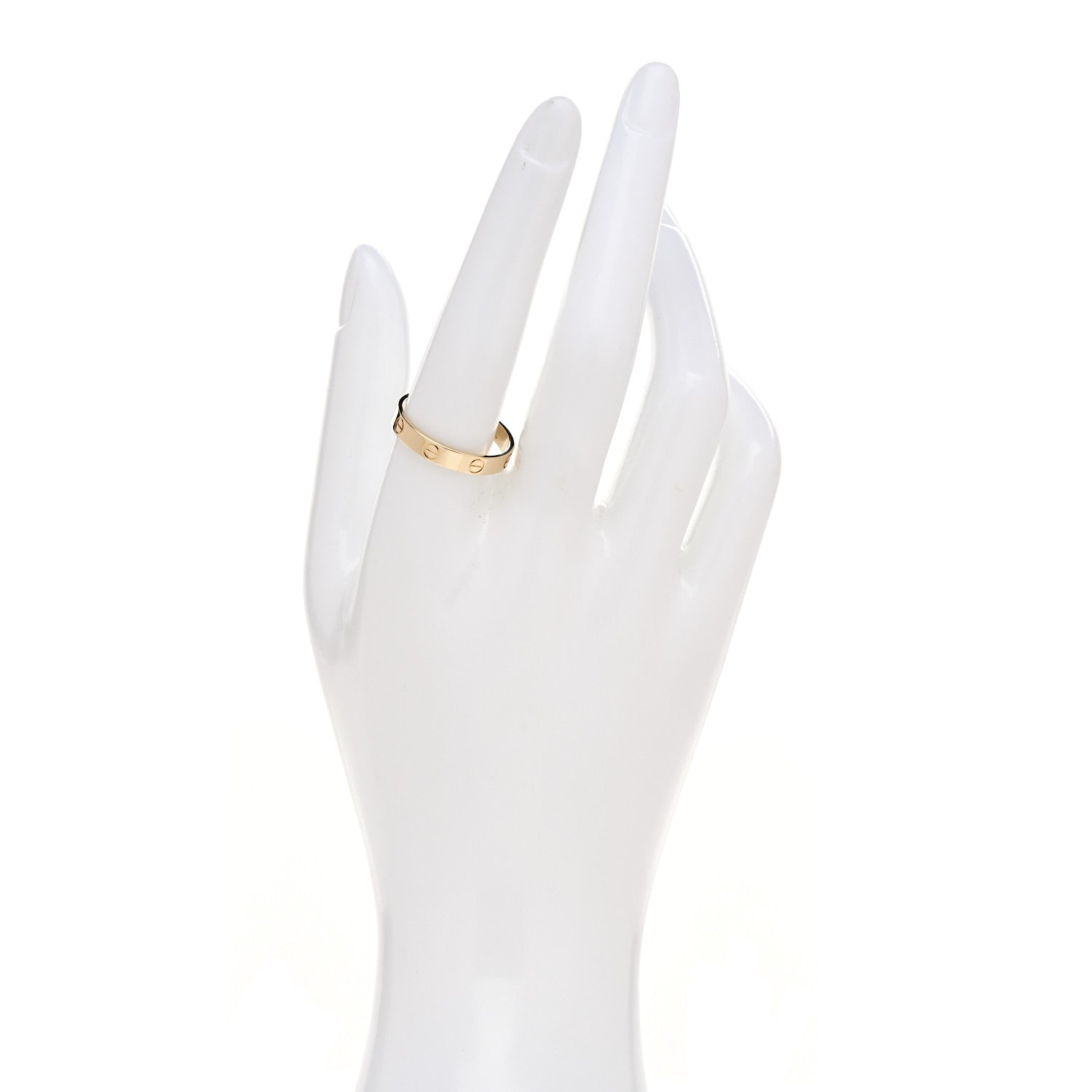 Cartier 18K Yellow Gold 3.5mm LOVE Wedding Band Ring 60 9.25 2 of 5