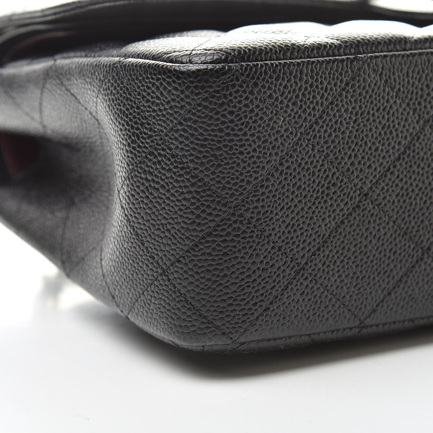 Chanel Caviar Quilted Jumbo Double Flap Black 9 of 11