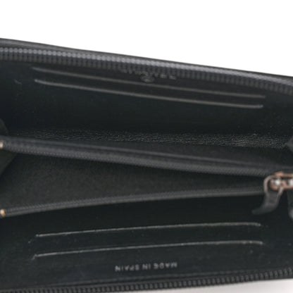 Chanel Caviar Quilted Boy Small Zip Around Wallet Black 5 of 12