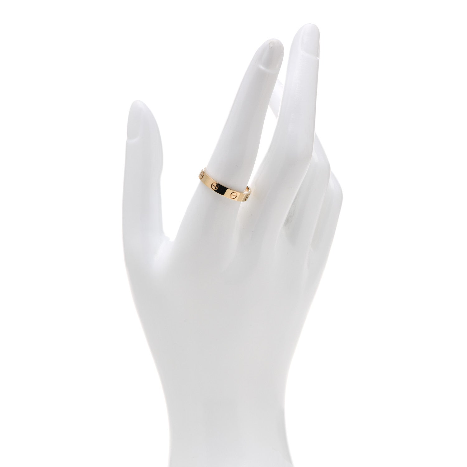 Cartier 18K Yellow Gold 3.5mm LOVE Wedding Band Ring 59 8.75 2 of 5