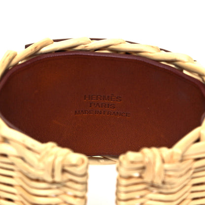 Hermes Barenia Osier Collier De Chien CDC Picnic Bracelet Fauve 5 of 7