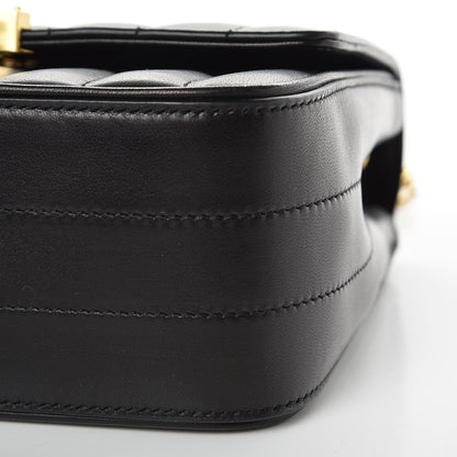Saint Laurent Lambskin Matelasse Monogram Medium Vicky Chain Bag Black 8 of 9