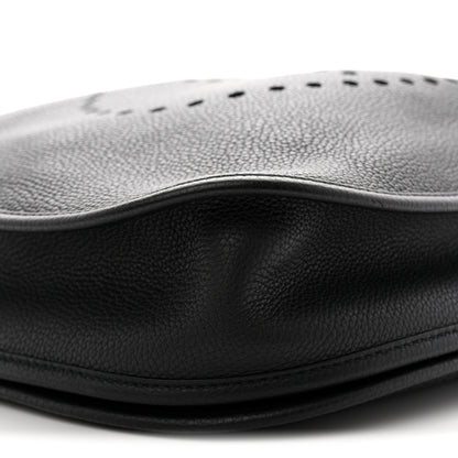 Hermes Taurillon Clemence Evelyne II TGM Black 9 of 10