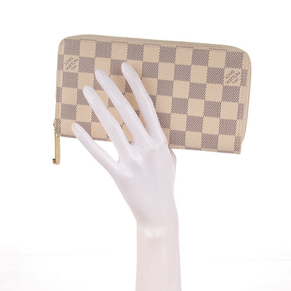 Louis Vuitton Damier Azur Zippy Wallet 2 of 8