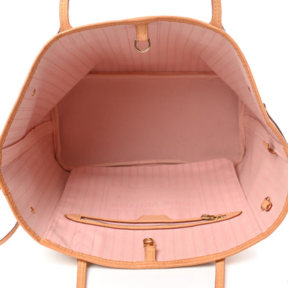 Louis Vuitton Damier Azur Neo Neverfull MM Rose Ballerine 4 of 4