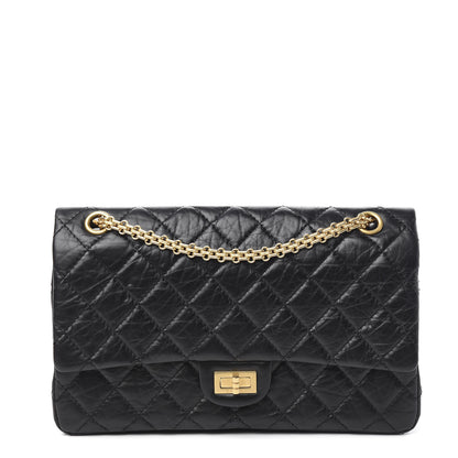 Chanel Aged Calfskin Quilted 2.55 Reissue 226 Flap Black 1 of 9