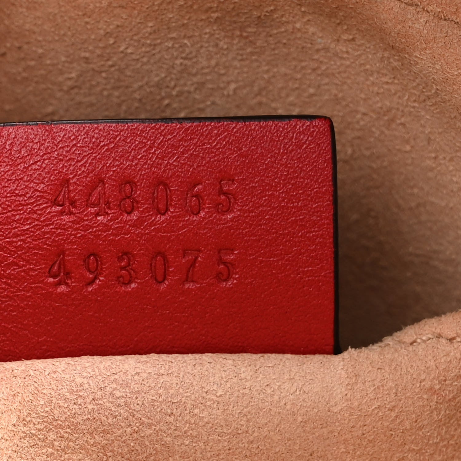 Gucci Calfskin Matelasse Mini GG Marmont Chain Shoulder Bag Hibiscus Red 7 of 12