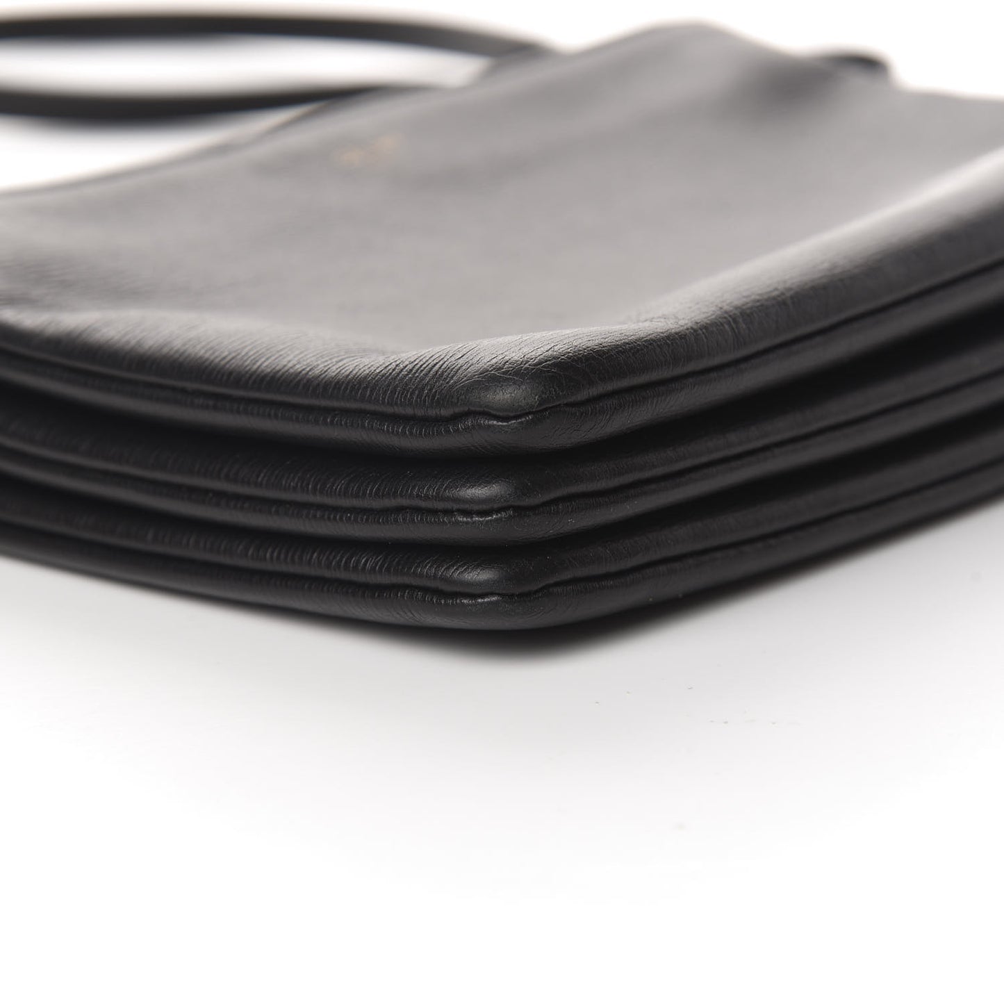 Lambskin Small Trio Crossbody Bag Black