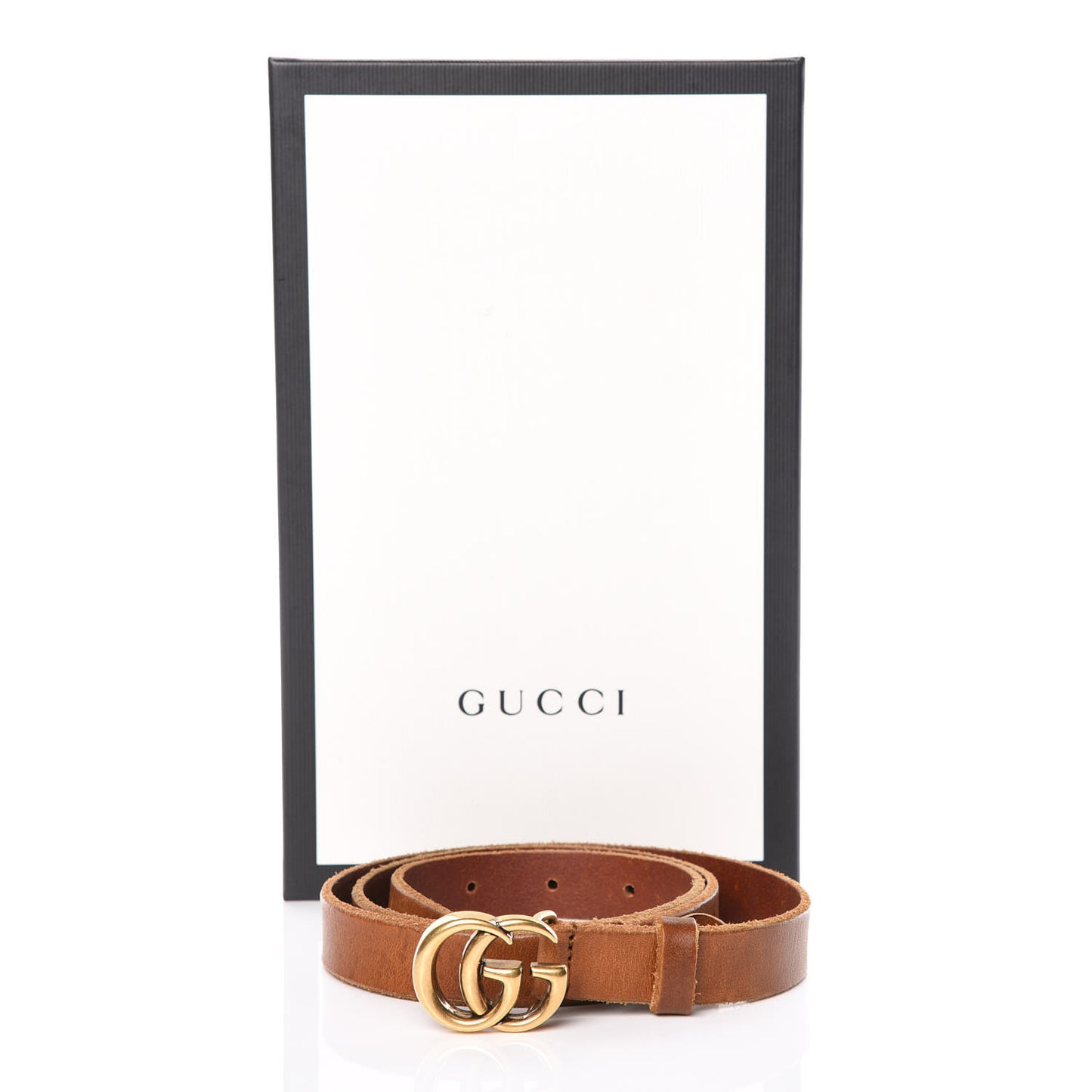 Faded Calfskin Double G 20mm Belt 85 34 Cuir