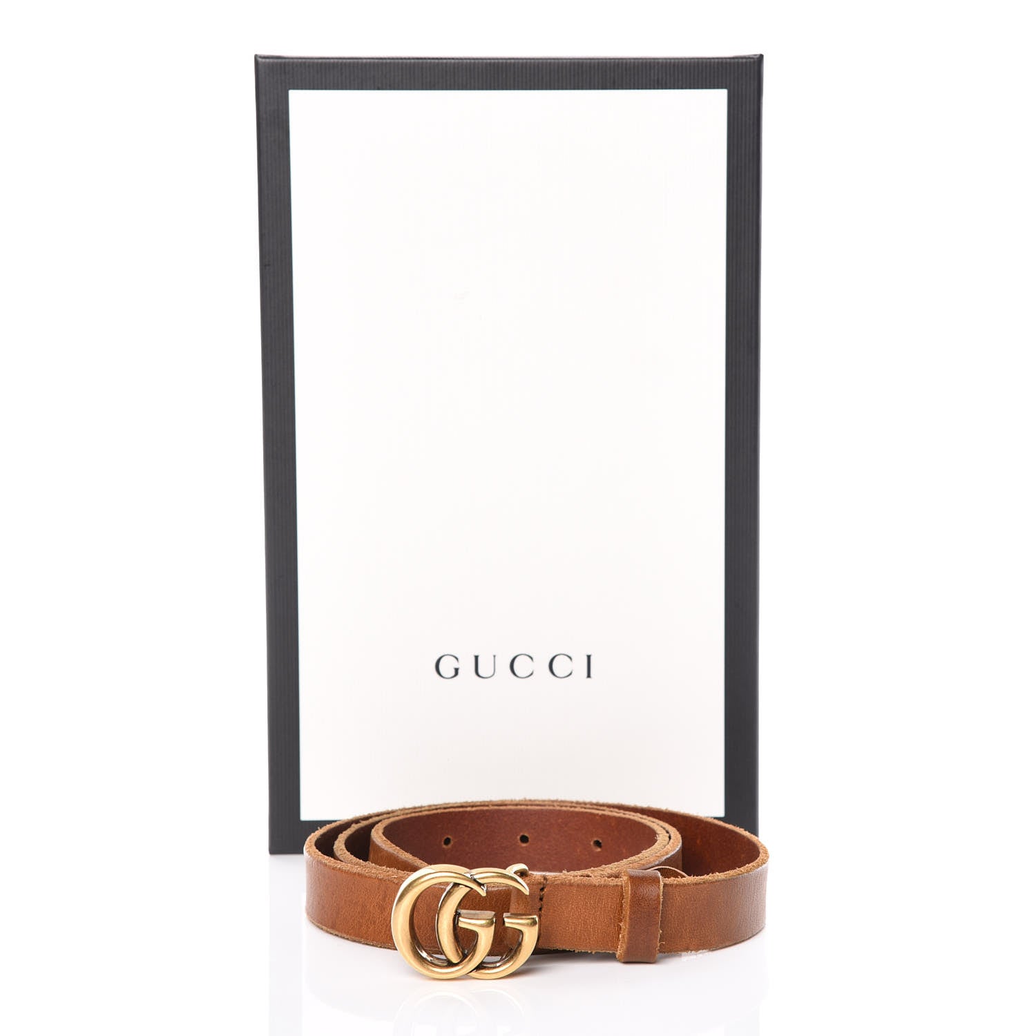 Gucci Faded Calfskin Double G 20mm Belt 85 34 Cuir 9 of 9
