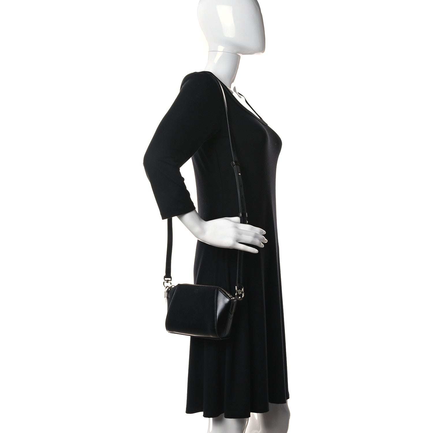 Givenchy Smooth Calfskin Nano Antigona Black 2 of 12
