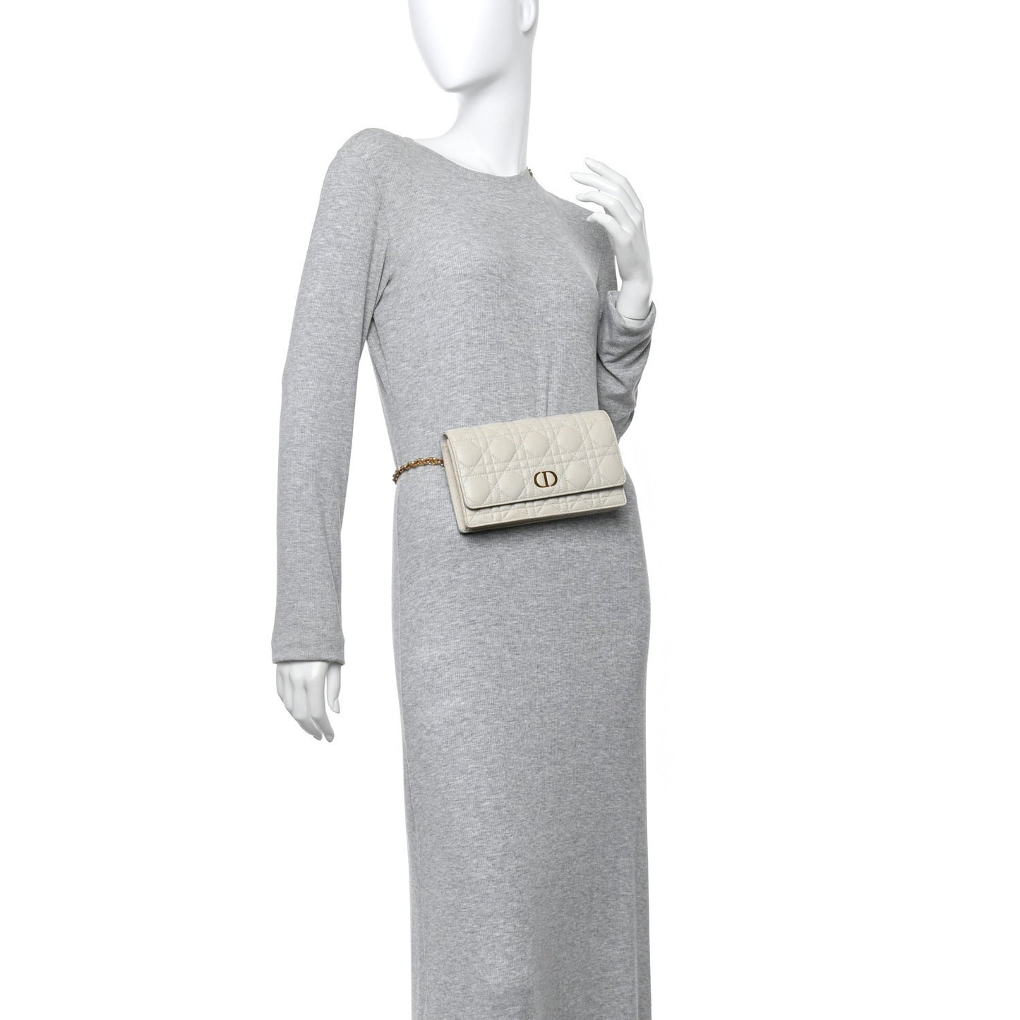 Supple Calfskin Caro Belt Bag Latte
