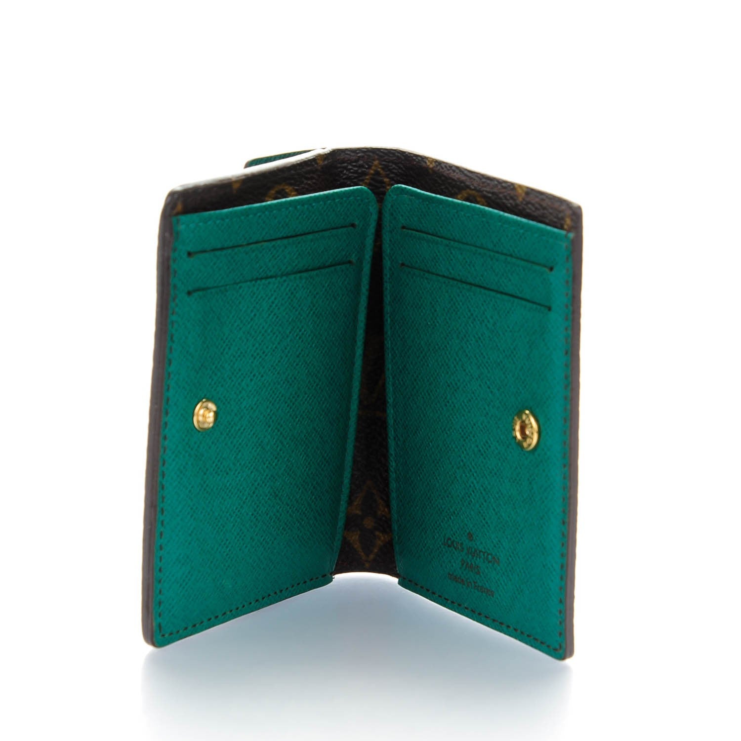 Louis Vuitton Monogram Compact Marie Wallet Vert 6 of 8