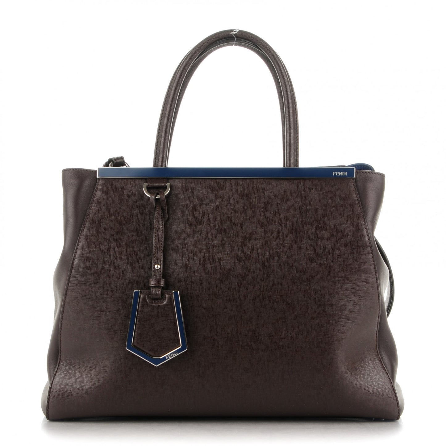 Vitello Elite Regular 2Jours Tote Caffe Noir