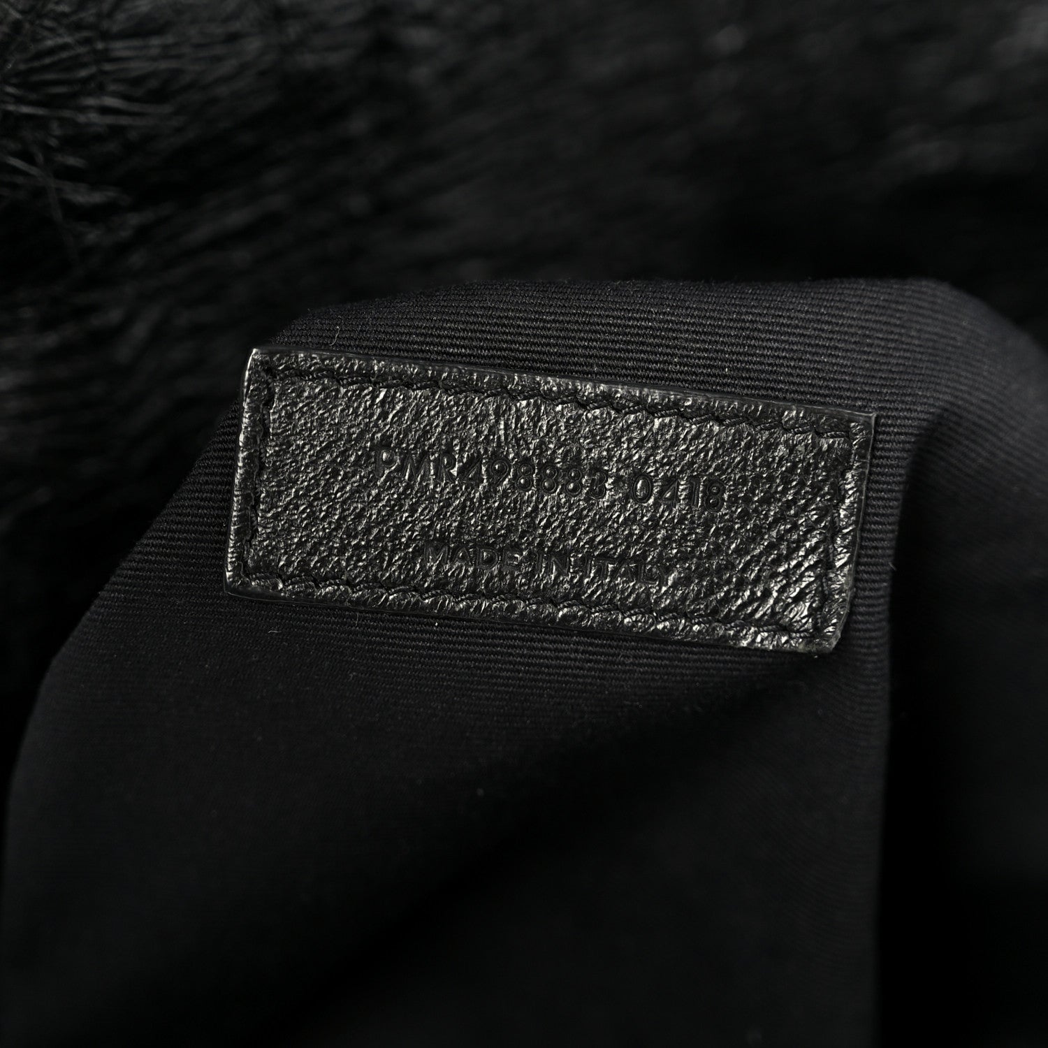 Saint Laurent Crinkled Calfskin Matelasse Monogram Large Niki Chain Satchel Black 8 of 11