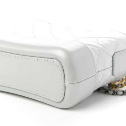 Chanel Aged Calfskin Quilted Small Gabrielle Hobo Grey 7 of 11